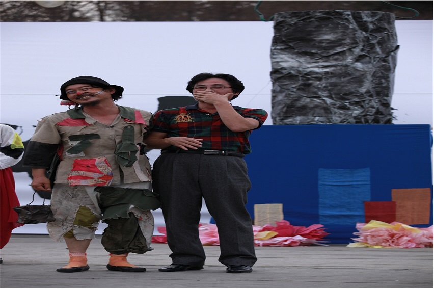 갯돌 마당극공연 사진